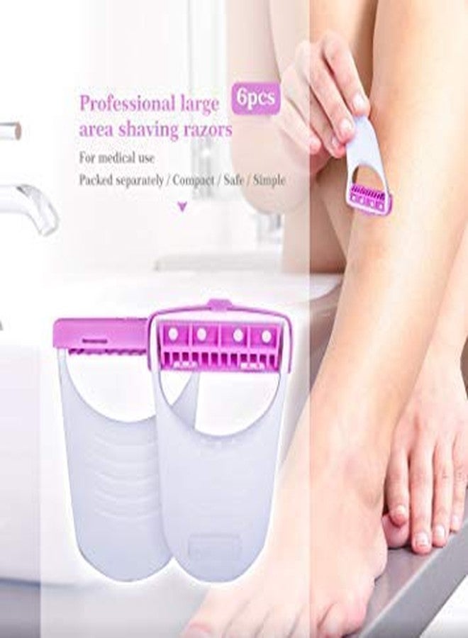 KARDIFF Women's Body Razor Disposable Plastic Hair & Bikini Shaving for Under Arms, Hand, Leg, Thai Hair Cleaner Waxing (Pack of 6pc) - Image 3